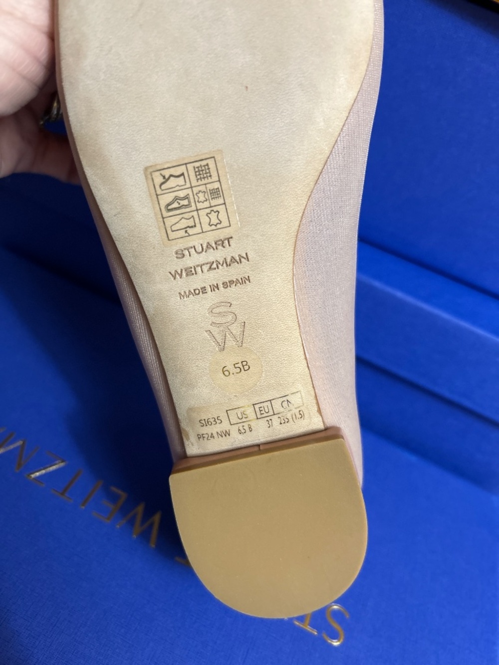 New Stuart Weitzman Women’s Arabella Mesh Ballet Flat US 6.5 B NIB - Picture 16 of 16